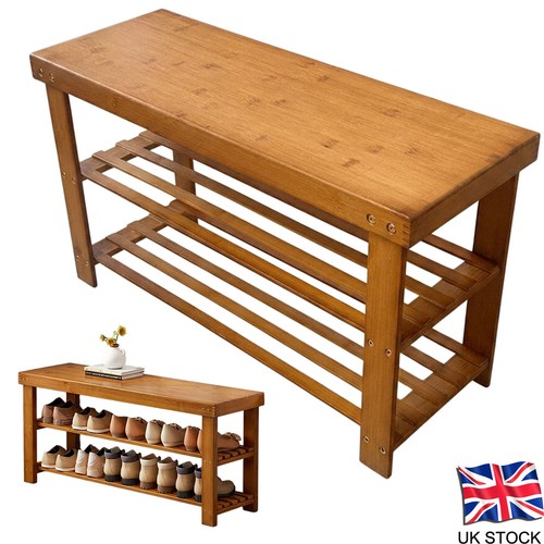 Tier wooden shoe rack - 3,