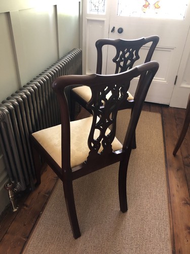 Mahogany chippendale dining - chippendale,