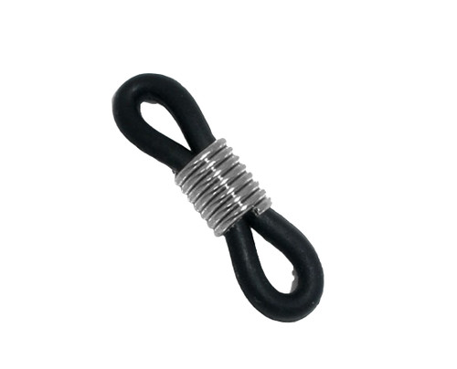 Black rubber glasses - x,