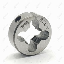 Anchor BSCY Die 7/16" x 26 TPI Round Split Die 1” OD British Cycle Thread 7/16 