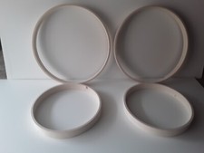 1 x pair 18 inch drum hoops handmade in birch ply