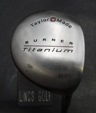TaylorMade Burner Titanium 10° Driver Stiff Graphite Shaft Perfect Pro Grip