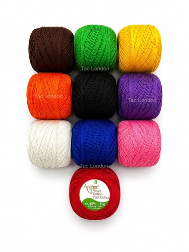 Anchor pearl cotton crochet - 10,