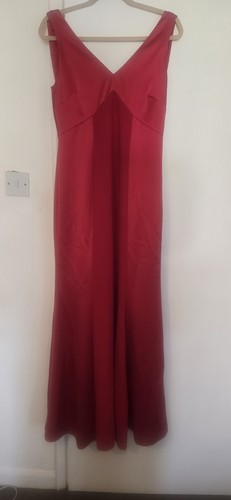 Stunning red evening dress - red,