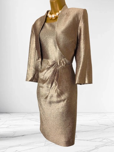 Precis gold dress jacket - precis, set