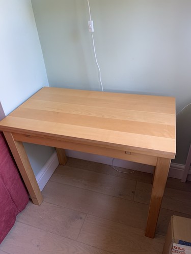 Ikea bjursta extendable table - extendable,