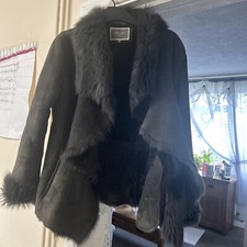 Ladies Genuine Next Sheepskin Coat