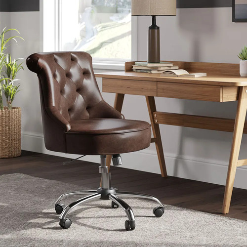 Leather office chair - leather,