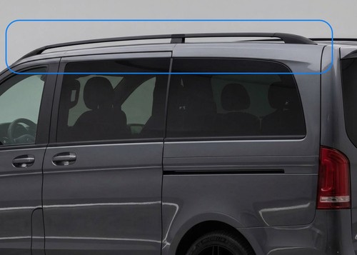 Black roof rack side - roof, bars