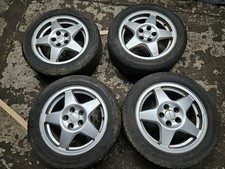 VW CORRADO VR6 SPEEDLINE ALLOY WHEELS 5 X 100 43ET SET 4 + CENTRE CAPS