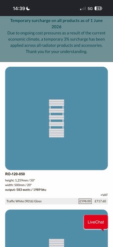Zehnder roda spa towel - roda, rail