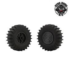 180mm All Terrain RC Wheels w/Tires for 1/6 1/8  Crawler/Off-road Climbing Truck