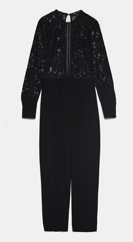 Zara floral net - zara, jumpsuit