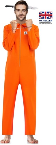 Men prisoner jumpsuit scary - men,