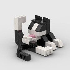 62Pcs Animal Cat Figures MOC Building Blocks DIY Educational Kids Toy Gift Set