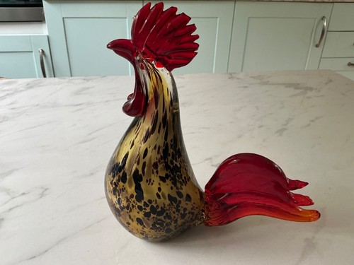 Murano glass rooster - murano,