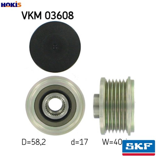 Alternator freewheel clutch - alternator,