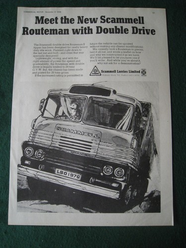 New scammell routeman - new,