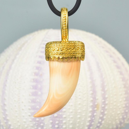 Pendant 18k gold vermeil - pendant,