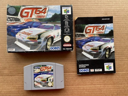 N64 gt64 game boxed with - gt64,