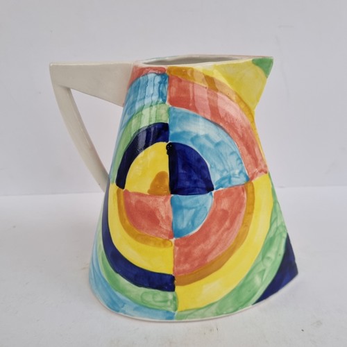 Ceramic jug abstract design - ceramic,