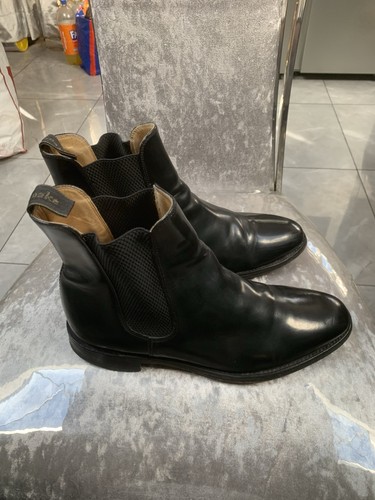 Loake mens black leather - loake,
