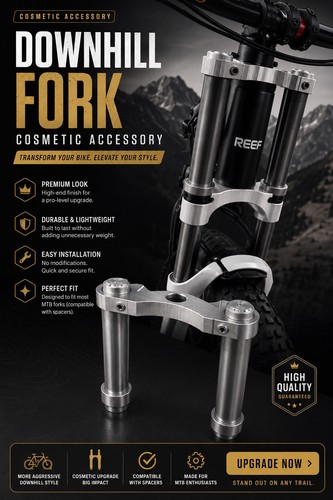 Downhill fork attachment - downhill, for