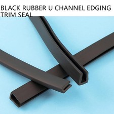 Rubber channel edging trim - u,