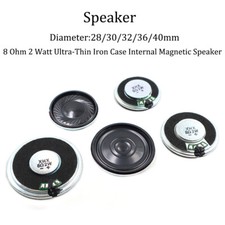 2W 8 Ohm Miniature Built-In Round Speaker Magnet Speaker 28mm-40mm DIY Trumpet