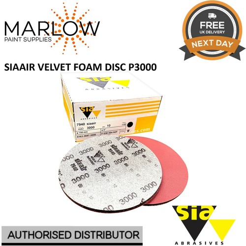 Siaair abrasives 150mm velvet - siaair,