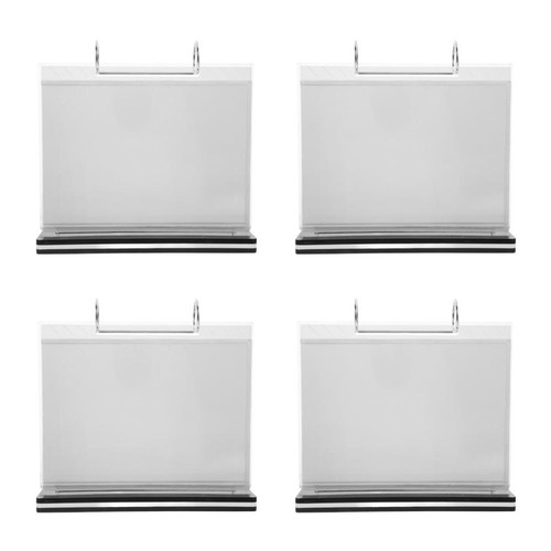 4pcs transparent reusable pvc - 4pcs,