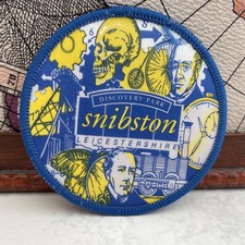 Vintage Patch SNIBSTON Discover Park Leicestershire Souvenir Sew On Badge