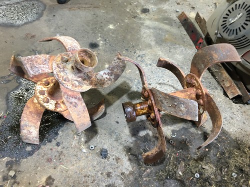 Salvage lot merry tiller - of,