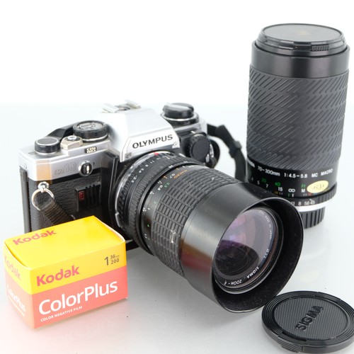Olympus 35mm film camera - om-10,