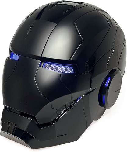 Iron man black mk5 helmet - mk5,