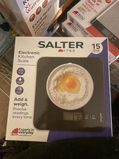Salter 1760 Digital Kitchen Scale – Slim Design,for Cooking & Baking