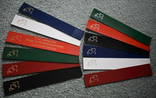 Personalised hearts leather - ~hearts~,