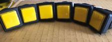 6 Yellow Arcade Square Push