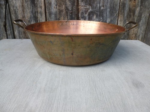 Antique french large copper - french,
