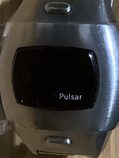 Vintage  Pulsar Red LED Wrist