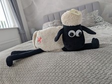 Vintage 1989 Floppy Shaun the Sheep Wallace & Gromit  Pjs Storage Bag