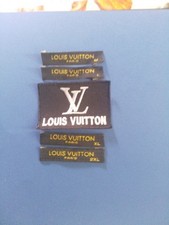  Toppa Louis Vuitton ricamata,+4 Etichette Retro Collo