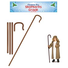 Shepherds Crook Hook Cane Christmas Fancy Dress Up Costume Outfit Nativity NEW