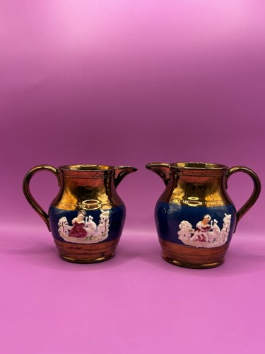 Pair early victorian copper - of,