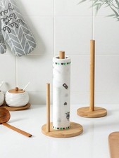Wooden Roll Paper Towel Holder