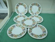 7 x Paragon Tea Plates COUNTRY