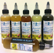Sea Fishing Natural Bait Oil Extracts Choose Peeler Crab, Lugworm, Squid + more