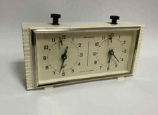 Vintage USSR Soviet Chess Clock Tournament Mechanical Timer Jantar Yantar 1980s