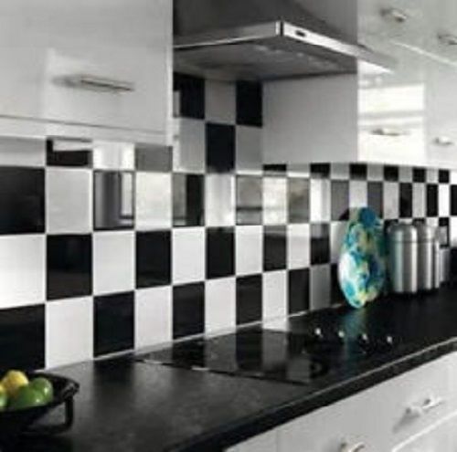 Mixed gloss black white - mixed, &