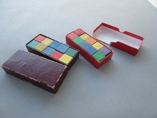 2 small vintage boxes of